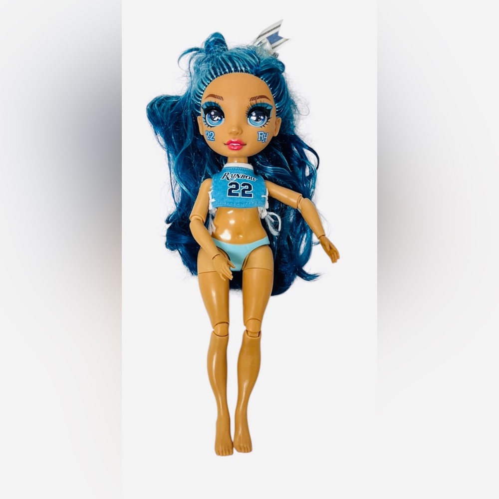 Rainbow High Cheer Skyler Bradshaw Doll #22 Blue Hair MGA